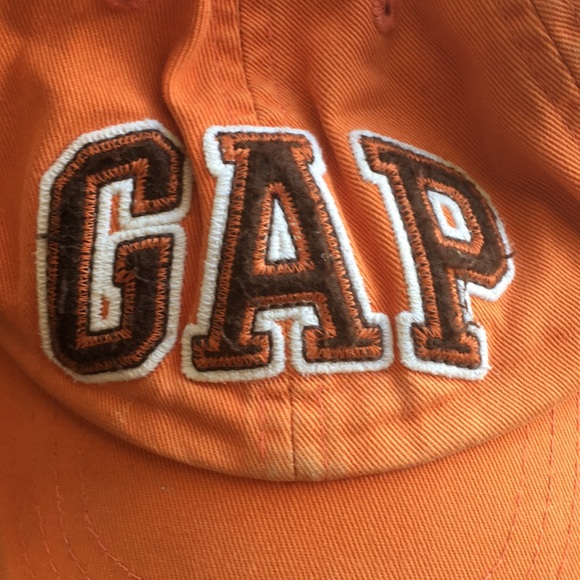 🚨4/$15🚨 Gap Orange & Brown Ball Cap - Picture 2 of 7